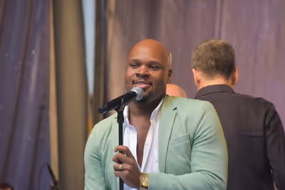 Backstage Host-Michael James Scott Photo