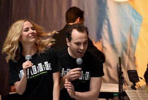 Kerry Butler and Rob McClure @ BroadwayWorld Kerry Butler and Rob McClure Photo