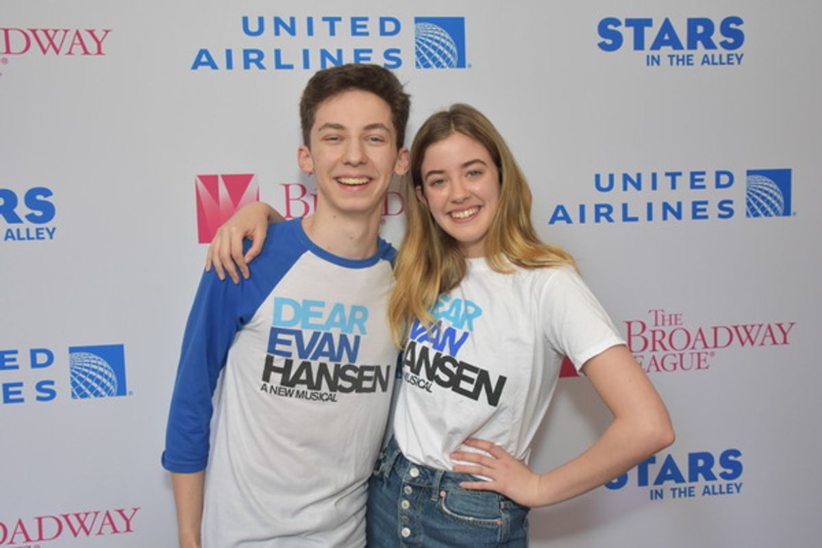 Andrew Barth Feldman and Mallory Bechtel at 