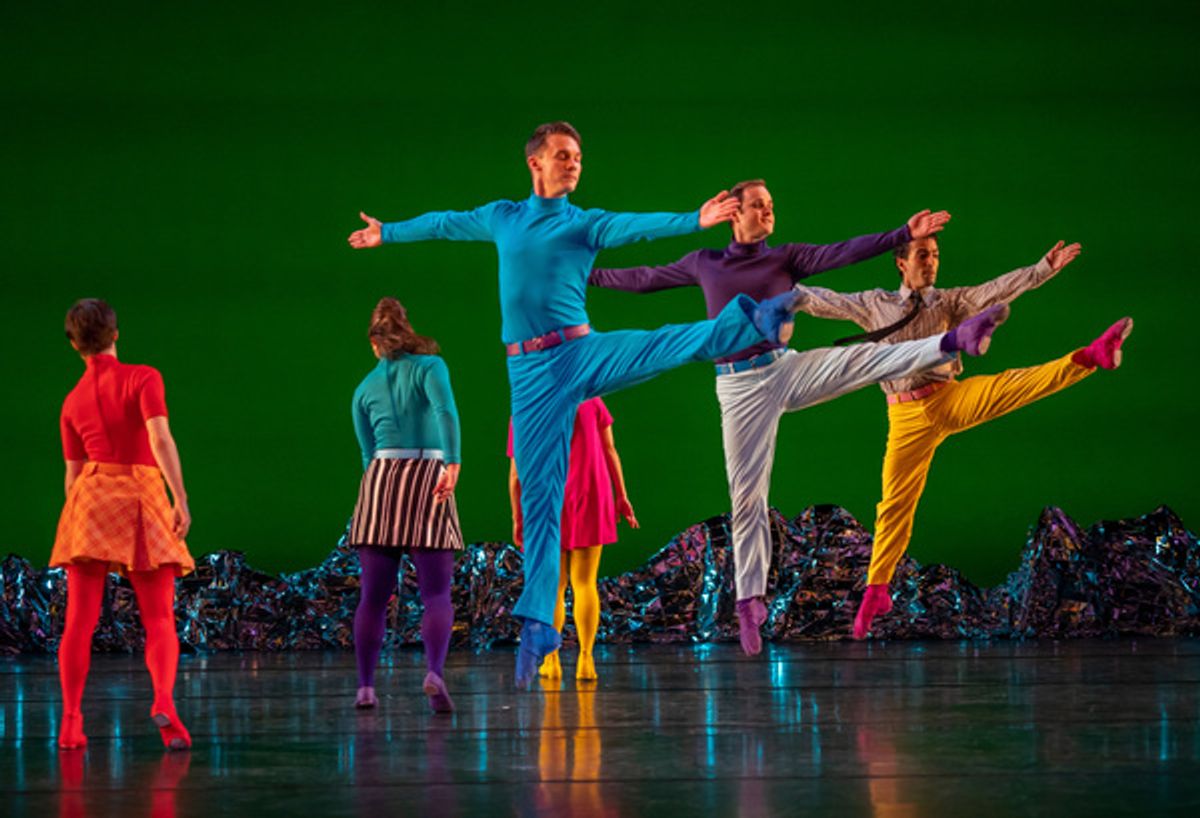 The Mark Morris Dance Group performs 'Pepperland' at BAM Opera House on May 8, 2019.
Music by The Beatles and Ethan Iverson 
Music arrangements by Ethan Iverson
Set design by Johan Henckens
Costume design by Elizabeth Kurtzman
Lighting design by Nick Koli at 