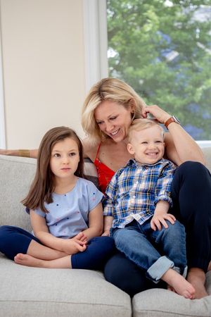 Elin, Cara Cooper, and Finn Photo