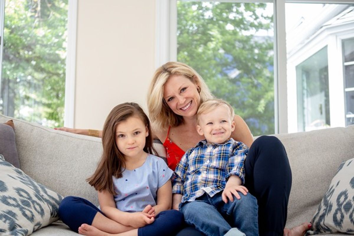 Elin, Cara Cooper, and Finn at 