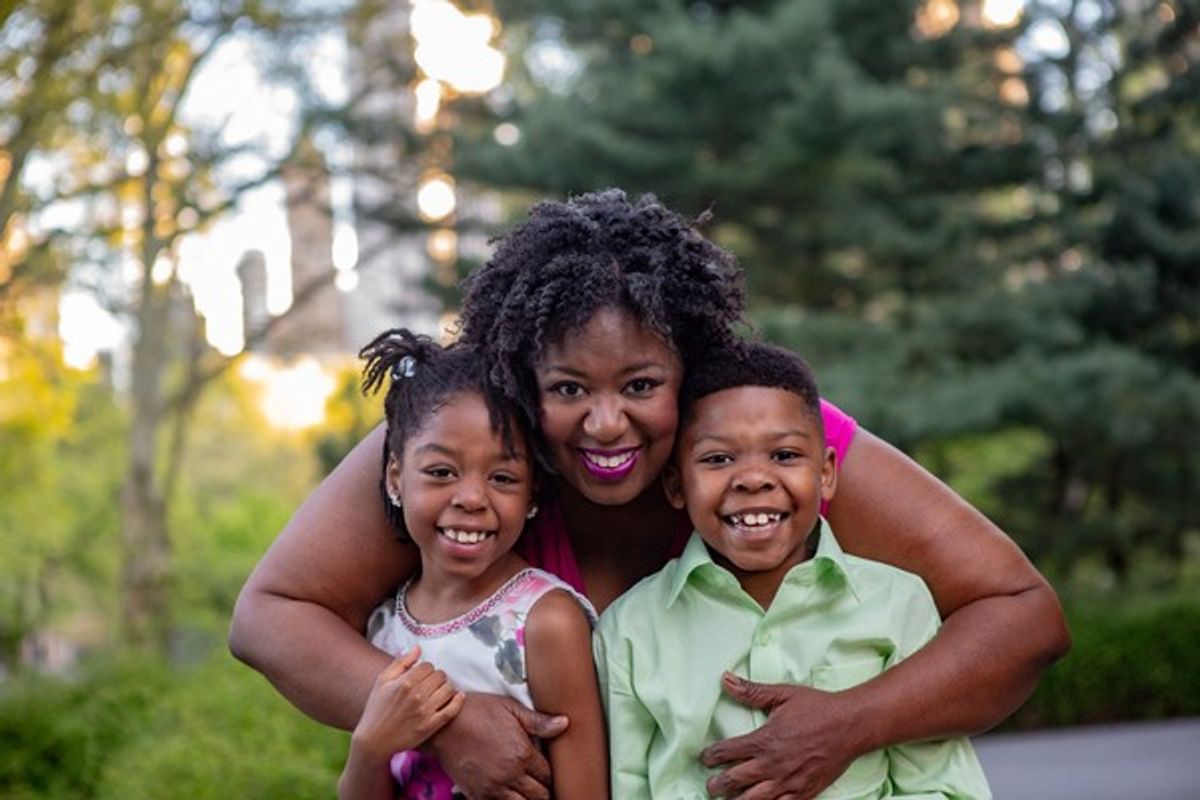 Mackenzie, Natasha Yvette Williams, and Nile at 