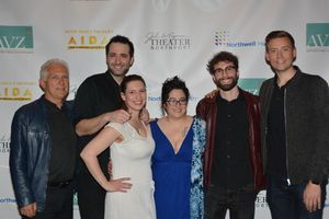 Music Director Lena Gabrielle, Laura Shubert (Sound Design) with members of the band that includes-Bryson Baumgarte, Robert Dapiaz, Joel Levy, Ethan Hack-Chabot, Peter Averso and Josh Endlich @ BroadwayWorld Music Director Lena Gabrielle, Laura Shubert (Sound Design) with members of the band Photo