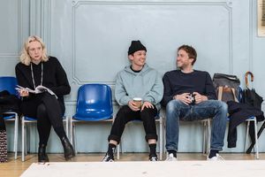 Gwendoline Christie, David Moorst, and Oliver Chris @ BroadwayWorld Gwendoline Christie, David Moorst, and Oliver Chris Photo