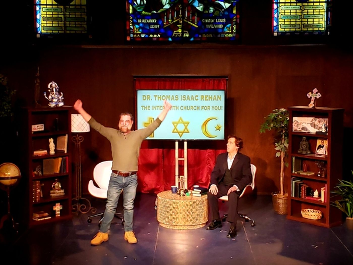 Photo Flash: First Look at GOD SHOWS UP, Opening Tonight  Image