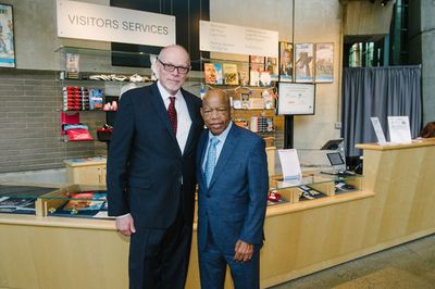 Edgar Dobie and John Lewis  Photo