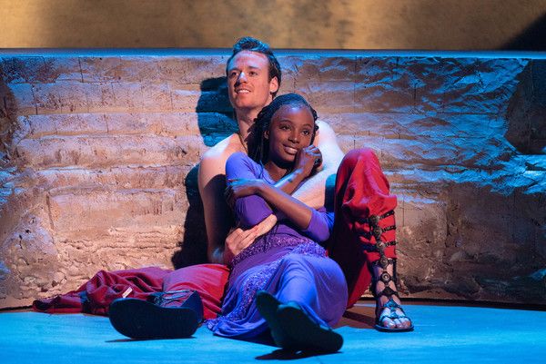 Ken Allen Neely (Radames) and Kayla Cyphers (Aida)	 Photo