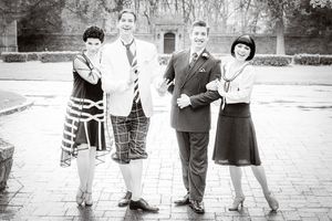 Jackie Raye, Dan Fenaughty, Nathan Cockroft and Sara Kmiec Photo