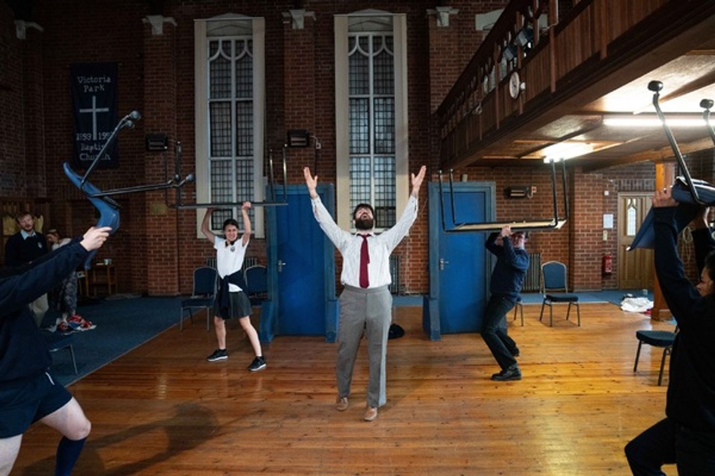 Photo Flash: In Rehearsal with EDUCATION, EDUCATION, EDUCATION Photo Flash: In Rehearsal with EDUCATION, EDUCATION, EDUCATION Image