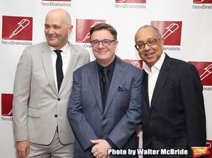 Taylor Mac, Nathan Lane and George C. Wolfe attends The New Dramatists 70th Annual Spring Luncheon honoring Nathan Lane at Marriott Marquis on May 14, 2019 in New York City. @ BroadwayWorld Taylor Mac, Nathan Lane and George C. Wolfe attends The New Dramatists 70th Annual Sp Photo