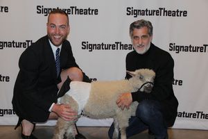 Schuyler Beeman, and Annie the lamb, and William Berloni @ BroadwayWorld Schuyler Beeman, and Annie the lamb, and William Berloni Photo