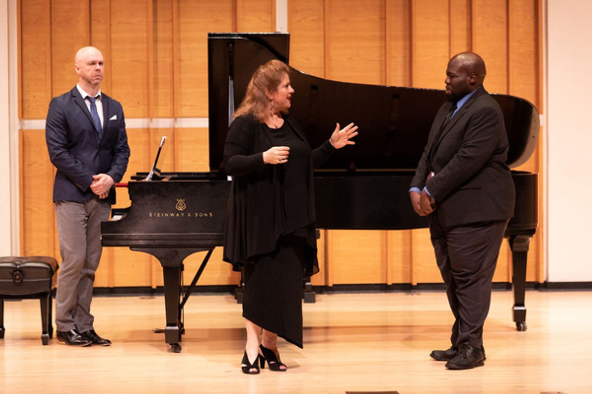 Allison Charney, Errin Brooks and Keith Chambers at 