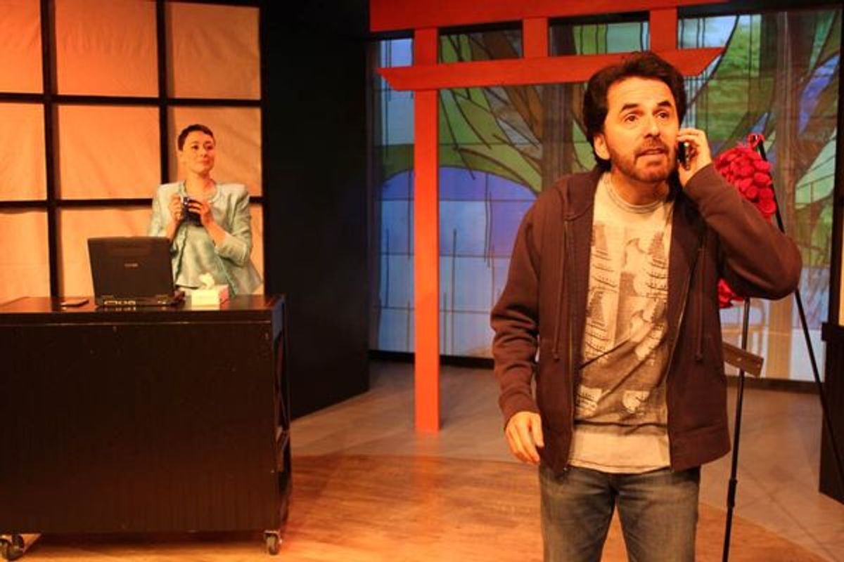 Rhonda (Chandler Parrott-Thomas) and Tim (Anthony Martinez) in This Random World at 