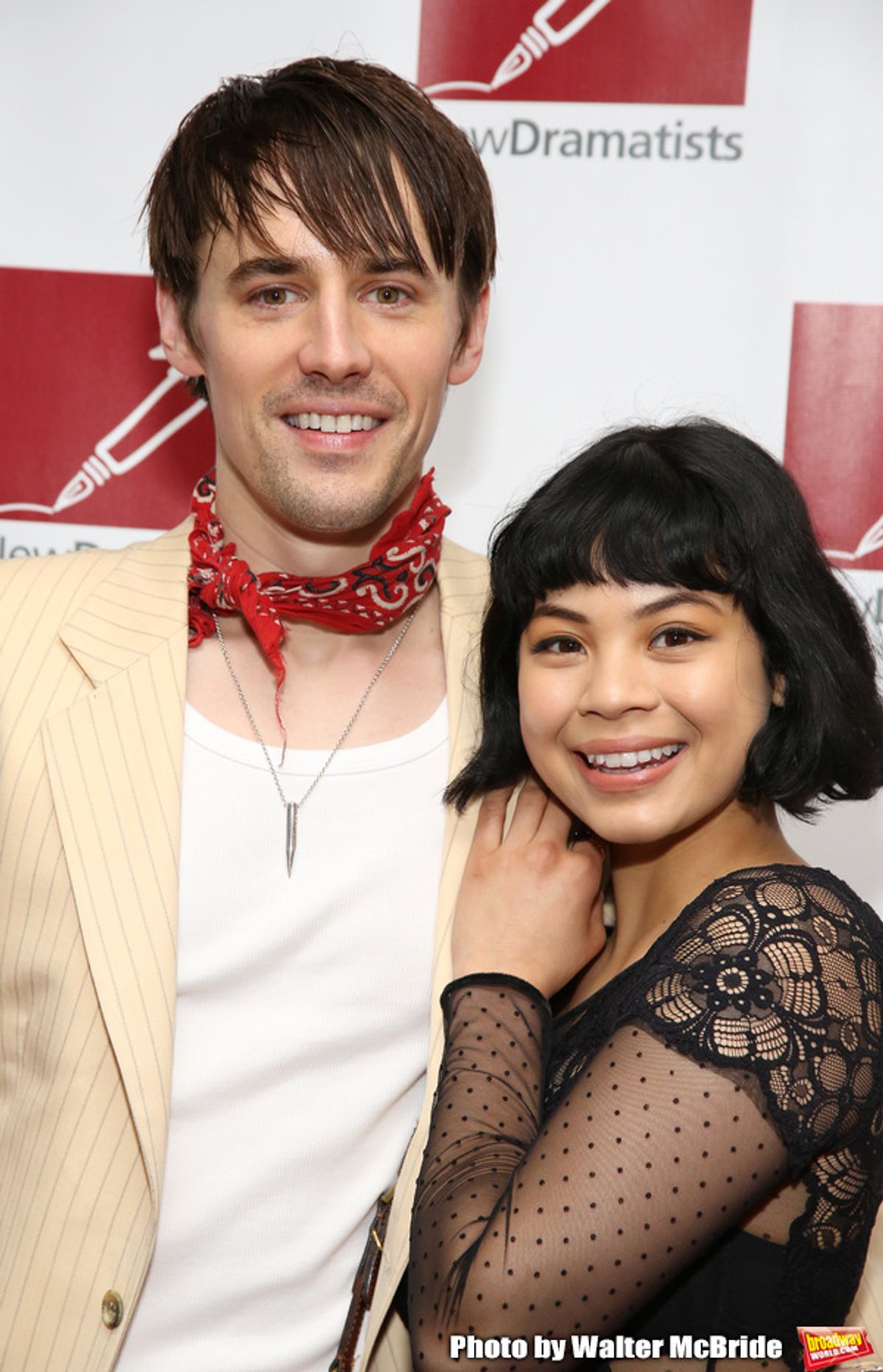 Reeve Carney and Eva Noblezada  at 