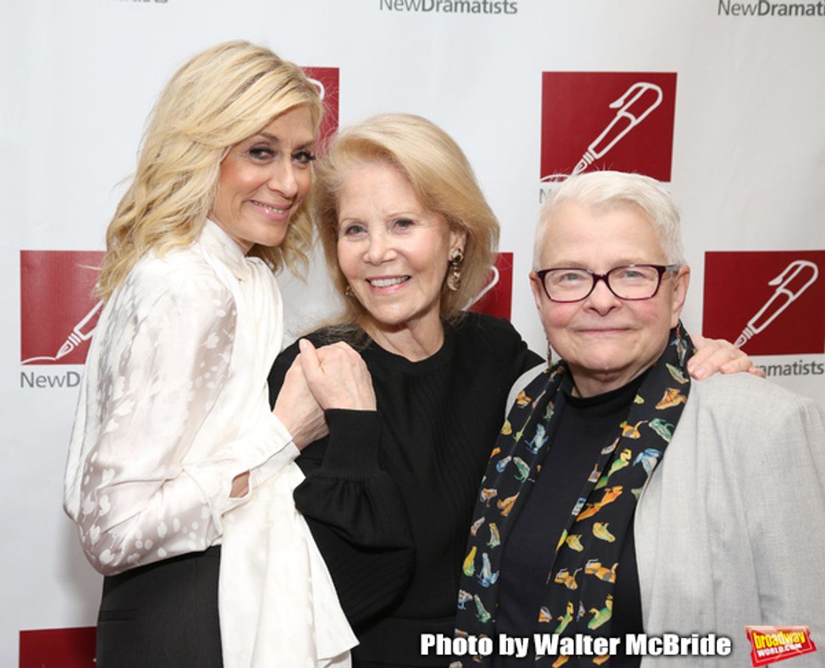 Judith Light, Daryl Roth and Paula Vogel  at 