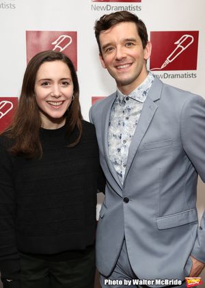 Talene Monahon and Michael Urie @ BroadwayWorld Talene Monahon and Michael Urie Photo