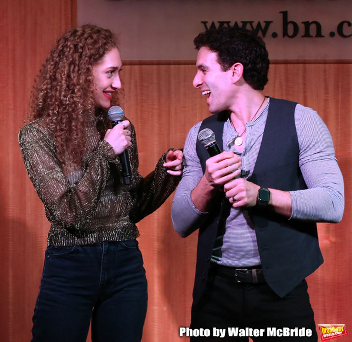 Micaela Diamond and Jarrod Spector  at 