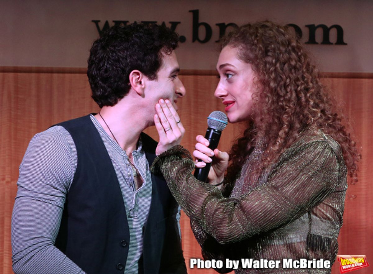 Jarrod Spector and Micaela Diamond at 