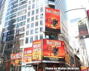 Jim Steinman's "Bat out of Hell - The Musical" Box Office Ticket Sale launch with Bus and Billboard in Times Square on May 15, 2019 in New York City.
@ BroadwayWorld Jim Steinman's "Bat out of Hell - The Musical" Box Office Ticket Sale launch with Bus Photo
