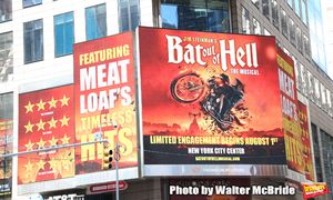 Jim Steinman's "Bat out of Hell - The Musical" Box Office Ticket Sale launch with Bus and Billboard in Times Square on May 15, 2019 in New York City.
@ BroadwayWorld Jim Steinman's "Bat out of Hell - The Musical" Box Office Ticket Sale launch with Bus Photo