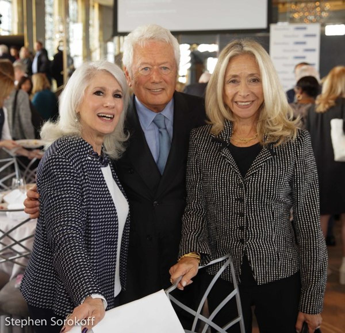 Jamie deRoy, Stephen Sorokoff, Eda Sorokoff at 