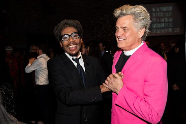 Carl Hancock Rux & Bill Talen Photo