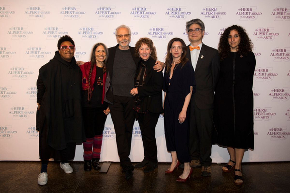 Meshell Ndegeocello, Cecila Vicuna, Herb Alpert, Lani Hall Alpert, Pam Tanowitz, Lloyd Suh, Beatriz Santiago Munoz at 