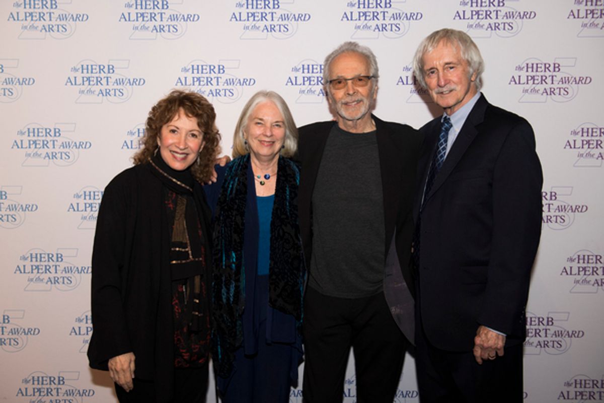 Lani Hall and Herb Alpert with friends at 