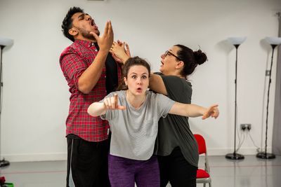 Nadeem Islam, Naomi Gray, Fifi Garfield Photo