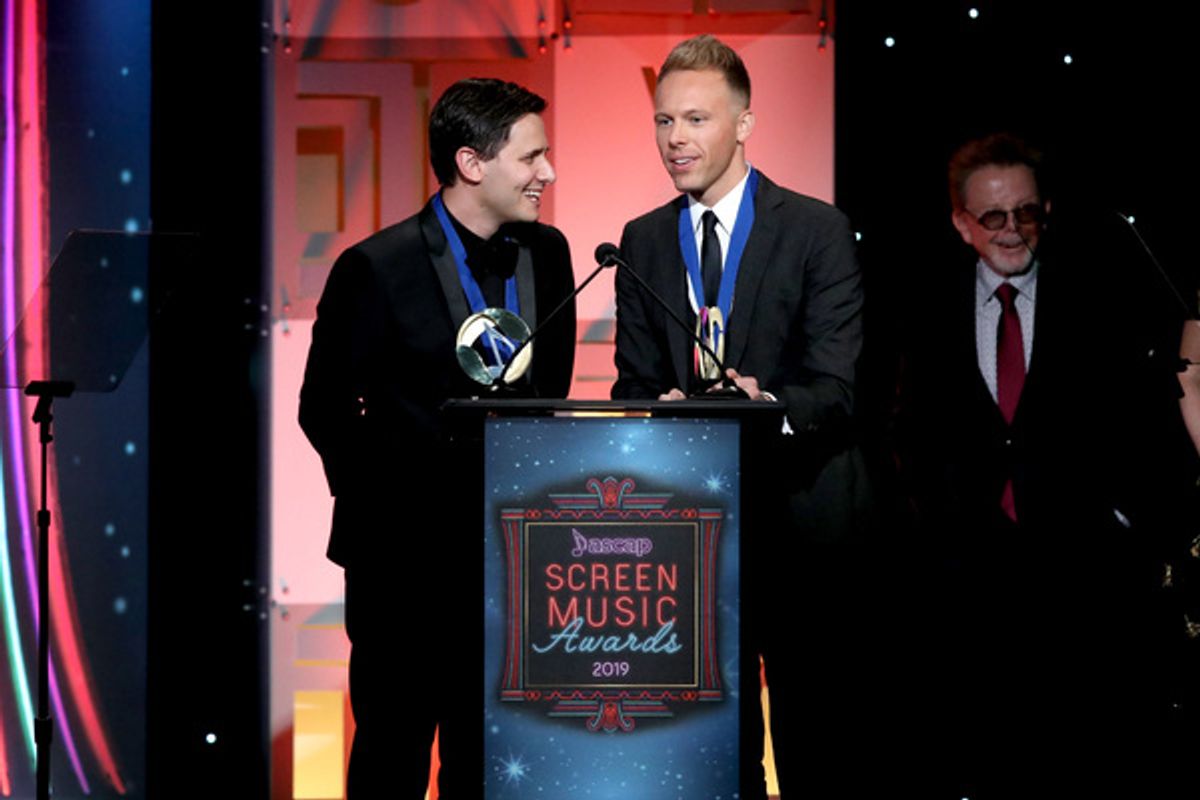 Benj Pasek and Justin Paul  at 