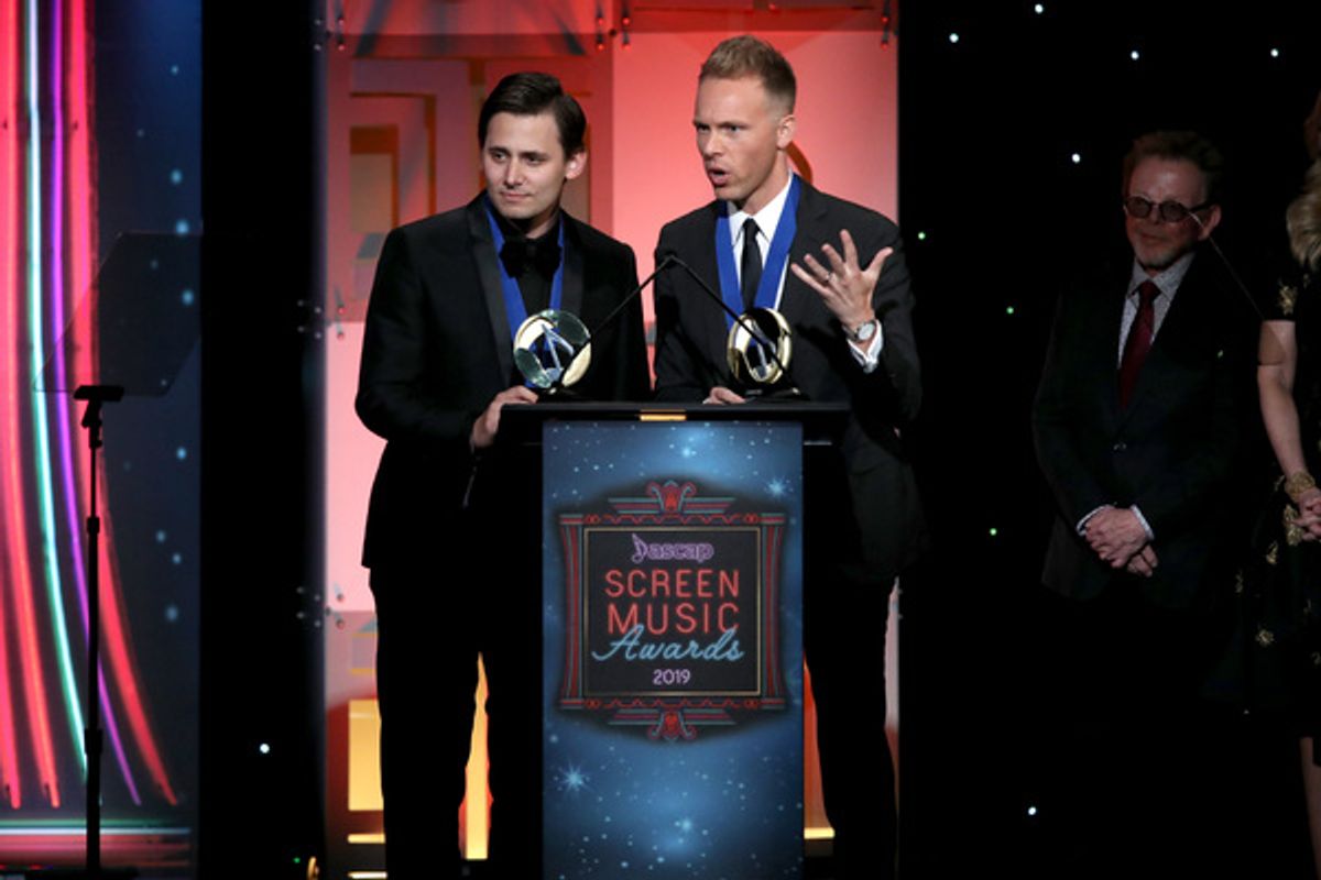 Benj Pasek and Justin Paul  at 