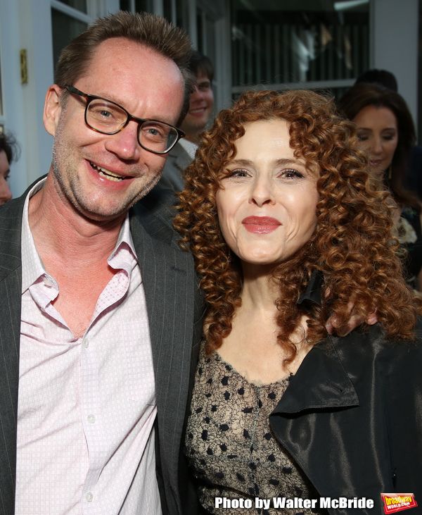 Michael Riedel and Bernadette Peters Photo