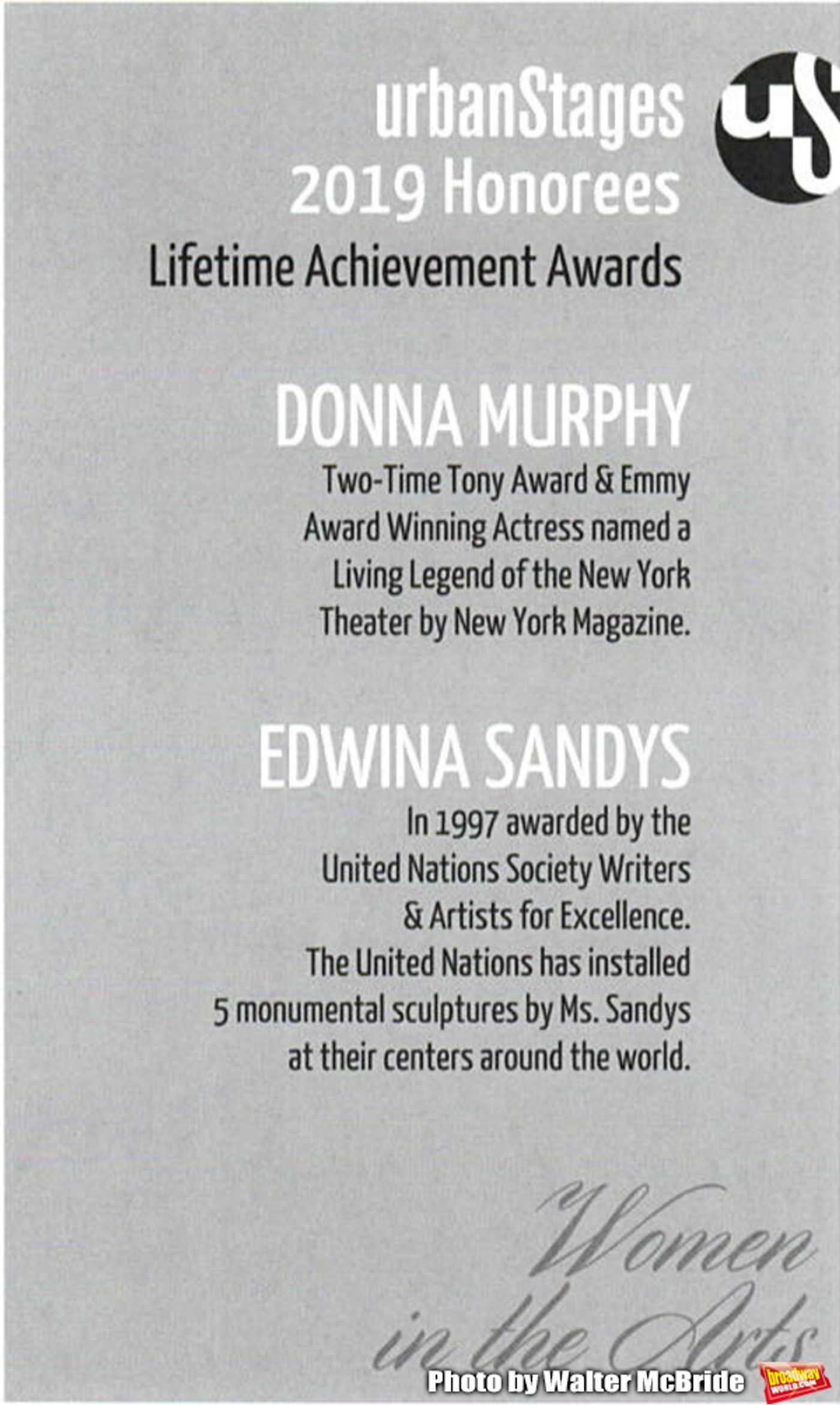 Photo Coverage: Urban Stages' 35th Anniversary Gala Honors Donna Murphy and More  Image