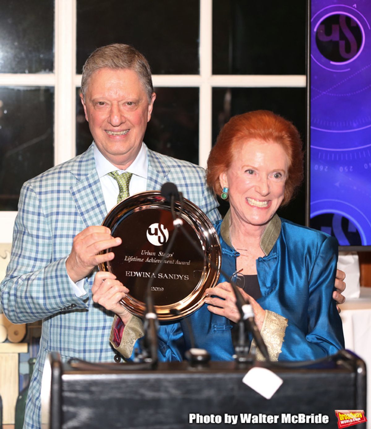 Stanley Zareff and Edwina Sandys at 