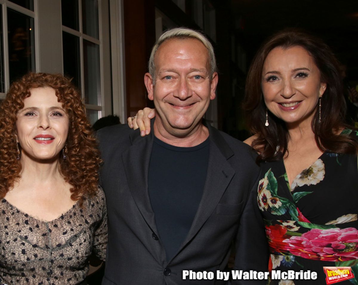 Bernadette Peters, Michael John LaChiusa and Donna Murphy at 