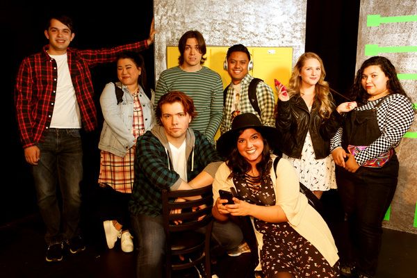 Ian McCreary (Jake), Grace Langford (Christine), Evan Fornachon (Rich, seated), Jayde Photo