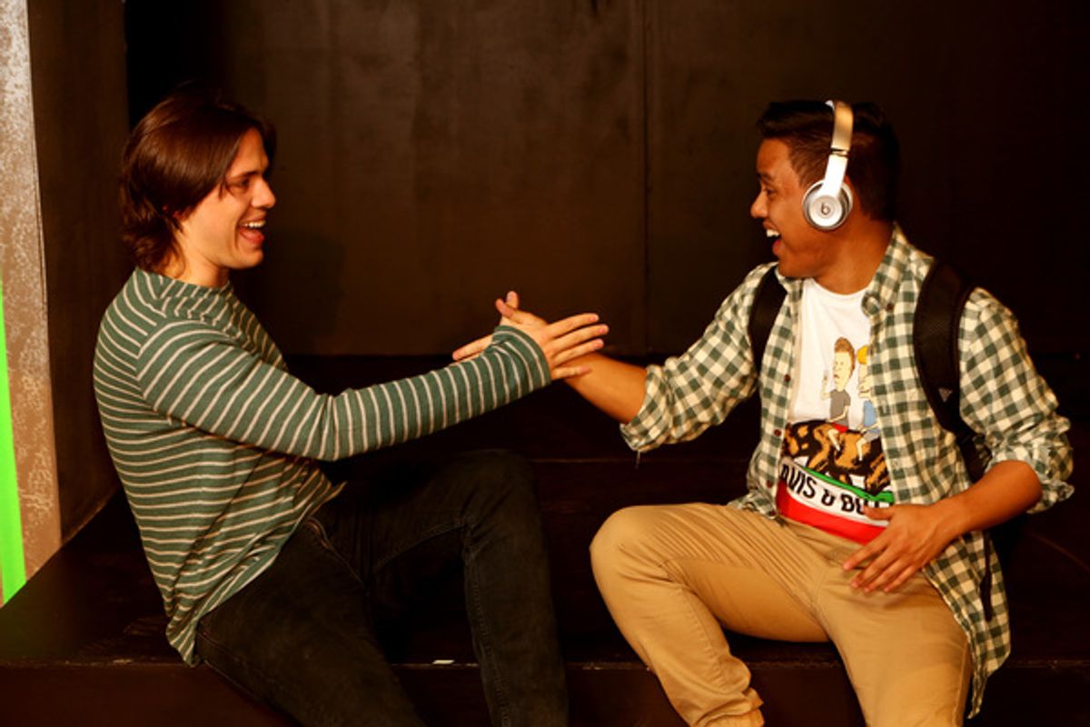 Jayde Mitchell (Jeremy) and Kevin Corpuz (Michael) at 