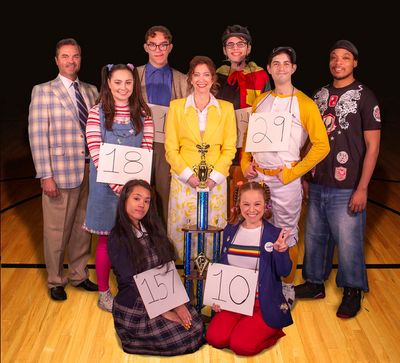 Cindy Sherbin Chait as Rona Lisa Peretti, Tim ReRucha as Vice Principal Douglas Panch Photo