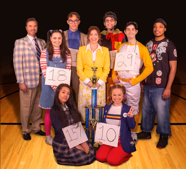Cindy Sherbin Chait as Rona Lisa Peretti, Tim ReRucha as Vice Principal Douglas Panch Photo