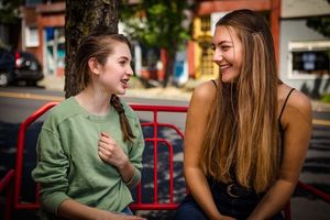 Young Sophie (Alexandria Bray) & Sophie (Kate Anders)  Photo