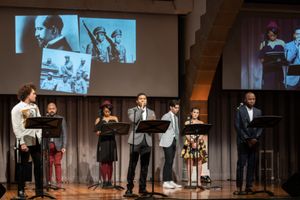 Michael Stiggers and Ronve O'Daniel. Whitney Bashor, Oyoyo Joi, Andrew Chappelle, Zoe Jensen, Orville Mendoza, Matt Rodin @ BroadwayWorld Michael Stiggers and Ronve O'Daniel. Whitney Bashor, Oyoyo Joi, Andrew Chappelle, Zoe Photo