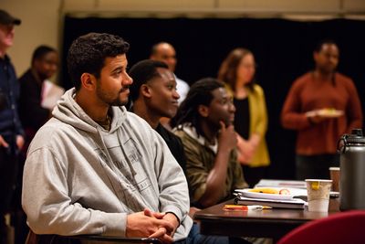 Robert Gilbert, Ato Blankson-Wood and James Udom Photo