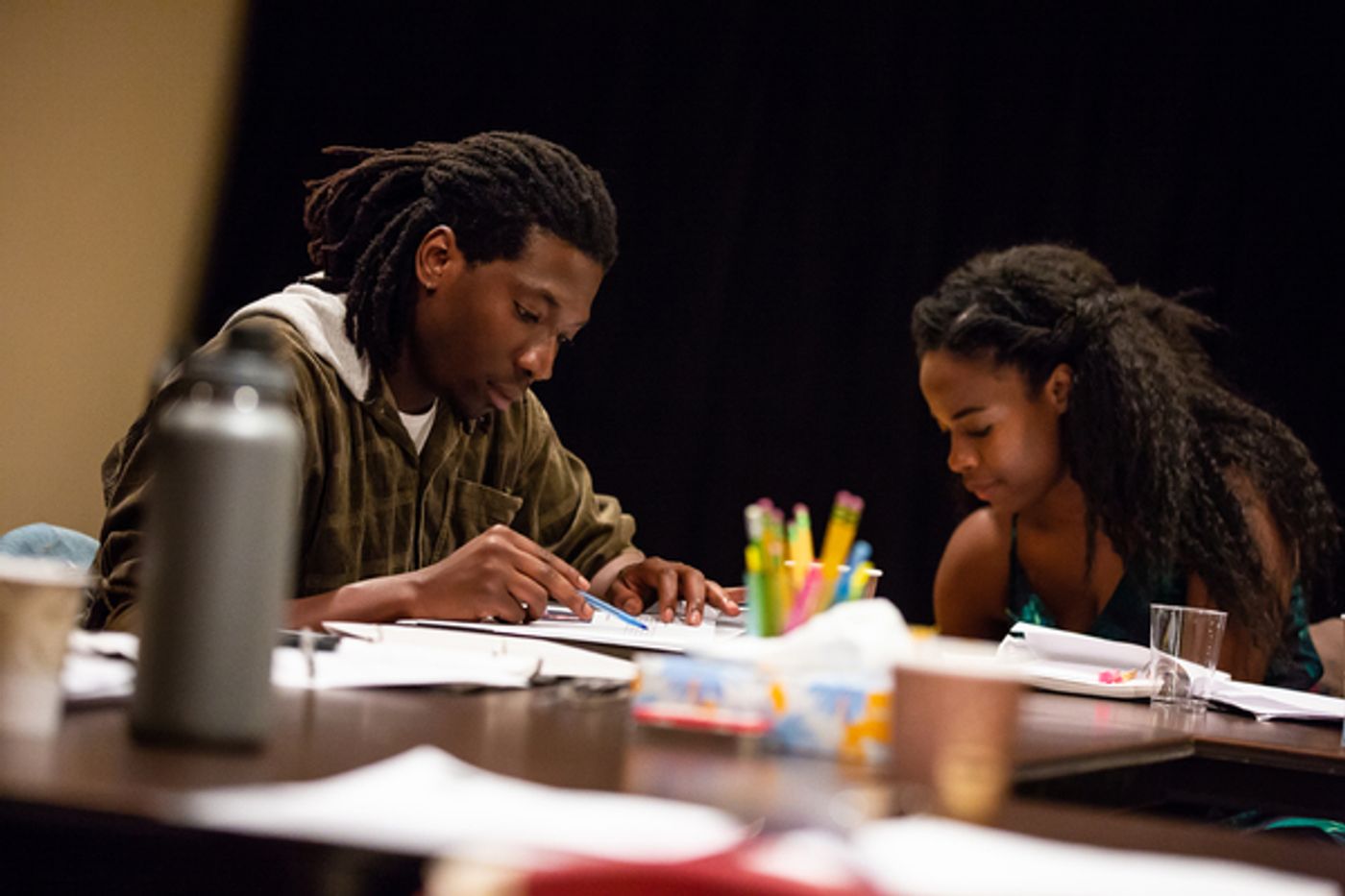 Photo Flash: In Rehearsal with Lincoln Center Theater's THE ROLLING STONE  Image