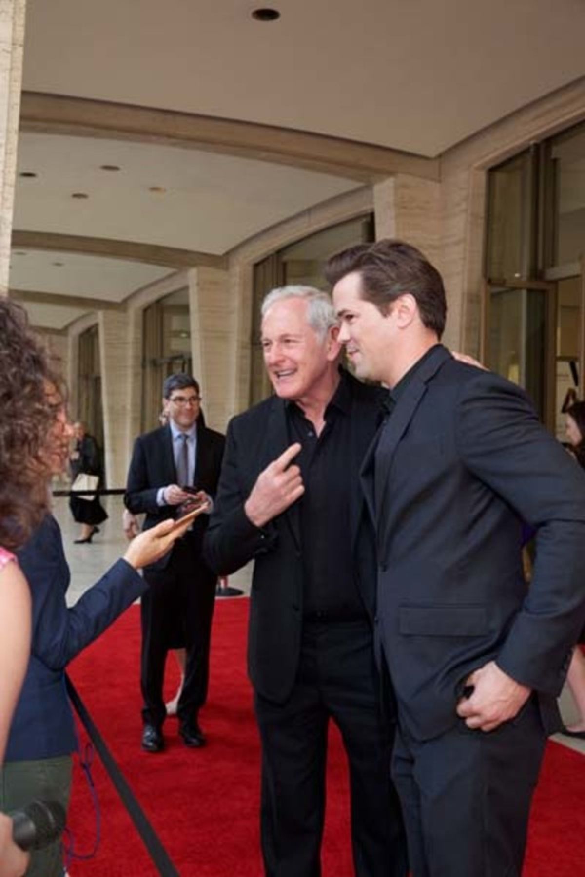 Victor Garber and Andrew Rannells at 