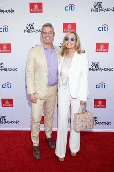 Andy Cohen and Jane Buffett Photo