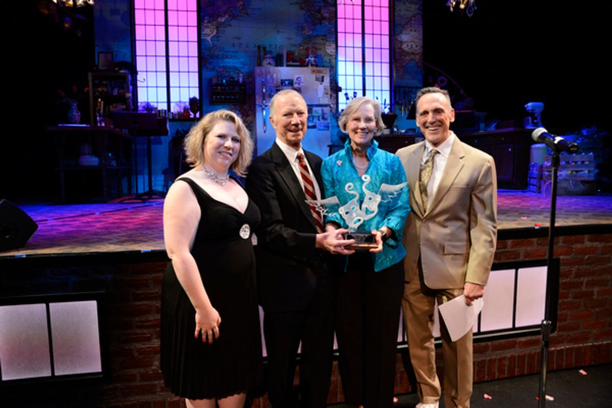 Managing Director Gretchen E. Butler, Doug and Florida Ellis, Artistic Director Tom Key at 