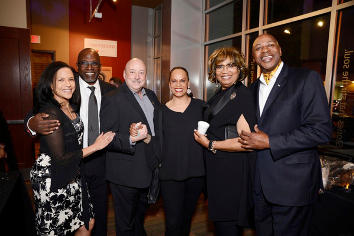 Susan and Alexander Johnson, William S. Murphey, Terry Burrell, and guests at 