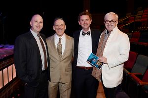 Adam Koplan, TO Artistic Director Tom Key, Trustee Charlie Henn, and Host Committee M Photo