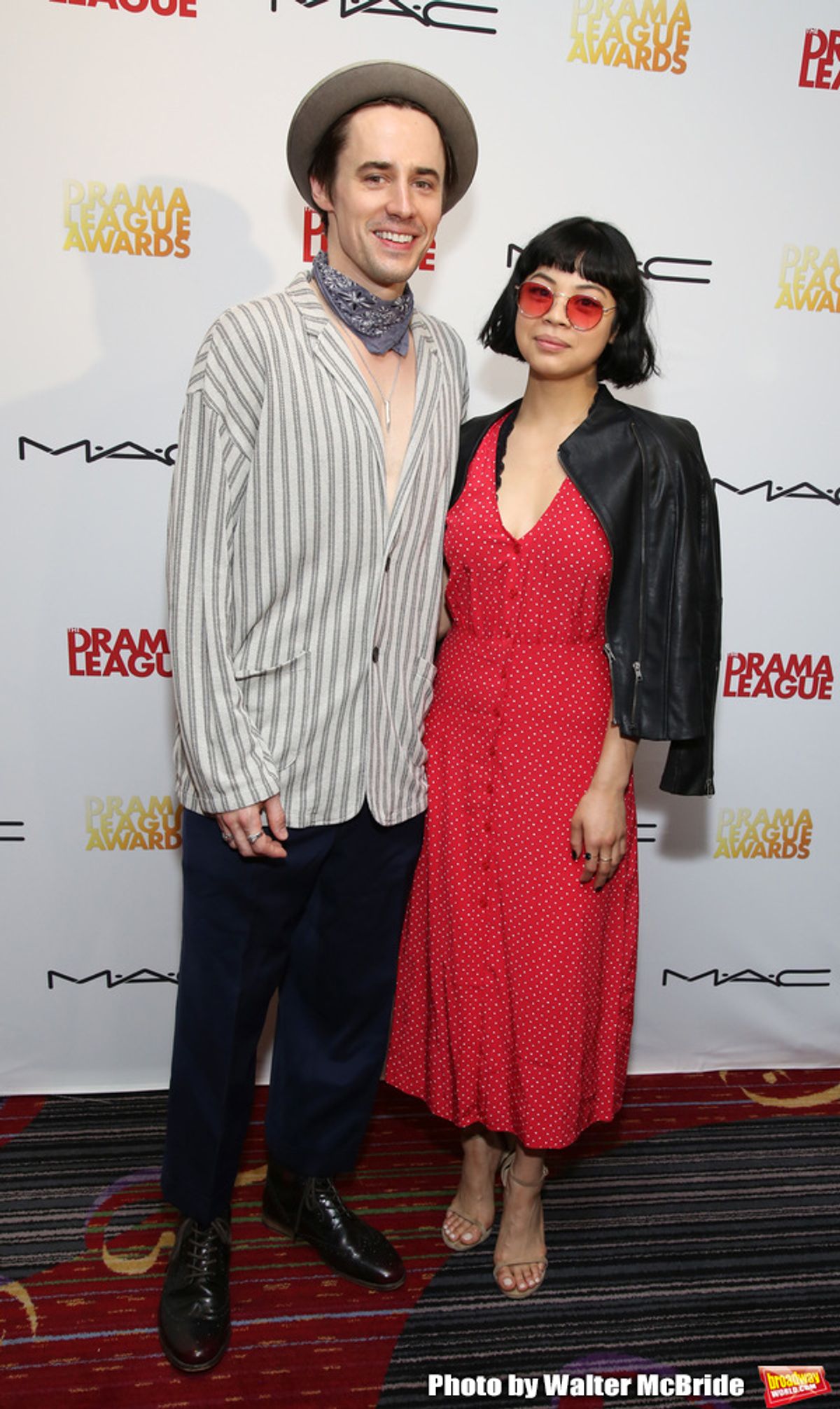 Reeve Carney and Eva Noblezada at 